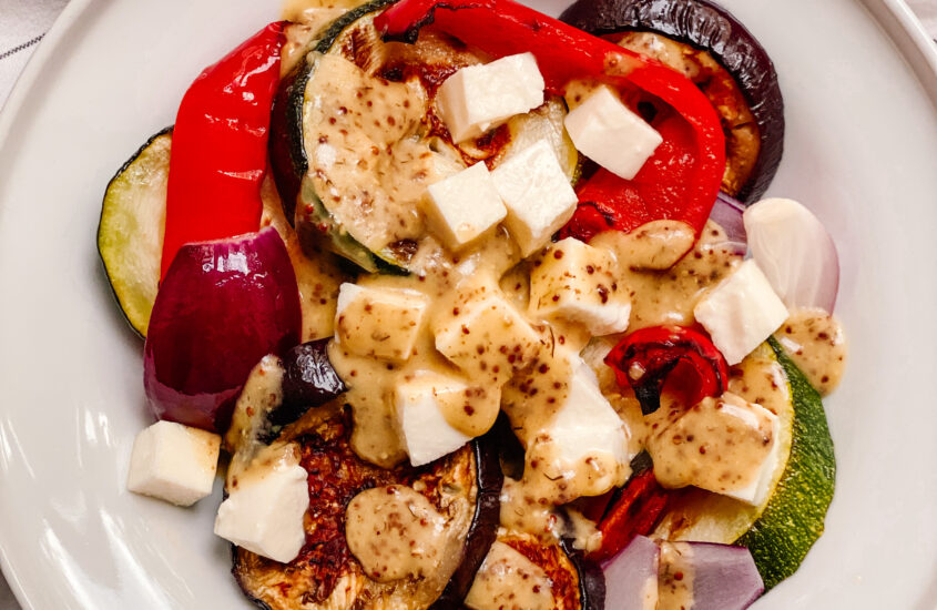 Grilled Veggie Bonanza With Mustard Dressing