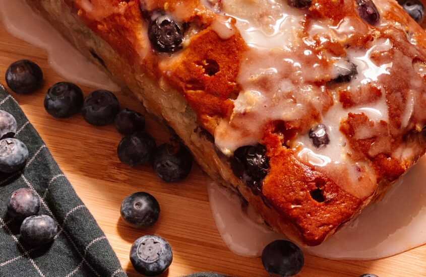 Zesty and Moist Blueberry Lemon Loaf