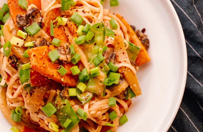 Peanut – Veggie Noodle Stir Fry