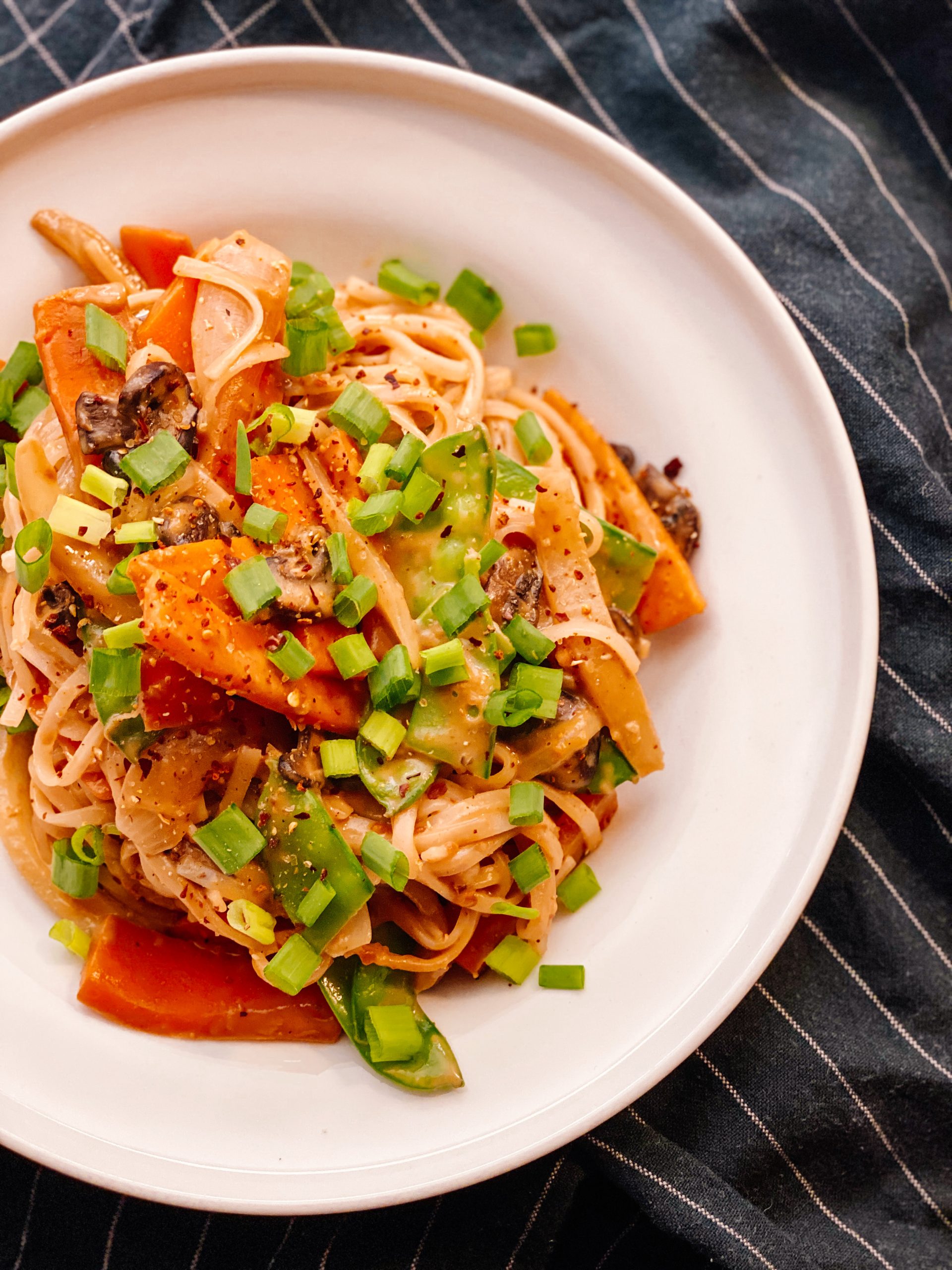 Peanut – Veggie Noodle Stir Fry